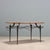 Wood Vintage Teak and Lacquered Metal Coffee Table, 1960s For Sale - Image 7 of 8