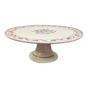 Richard Ginori Italy Porcelain Cake Plate Signed
