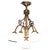 Metal French Rococo Chandelier in Gilded Brass, 1900 For Sale - Image 7 of 7
