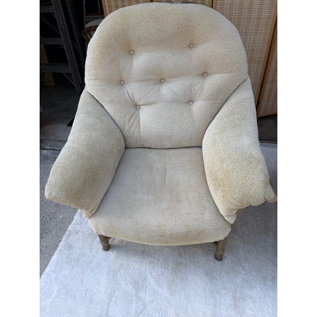 Pair of Vintage McGuire San Francisco Rattan & Rawhide Lounge Chairs For Sale - Image 9 of 17