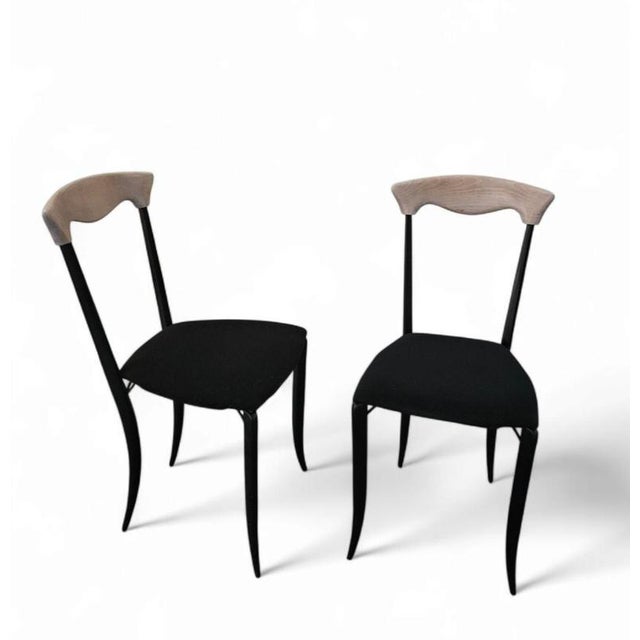 Vintage Dining Chairs by Fasem, 1980s, Set of 2 For Sale - Image 5 of 16