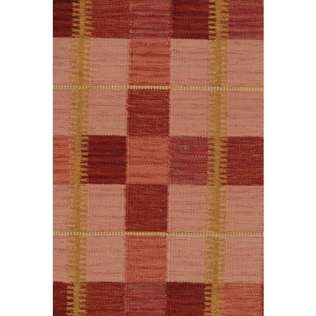 Contemporary Scandinavian Style Wool Flatweave Rug, by Rug & Kilim, India For Sale In New York - Image 6 of 10