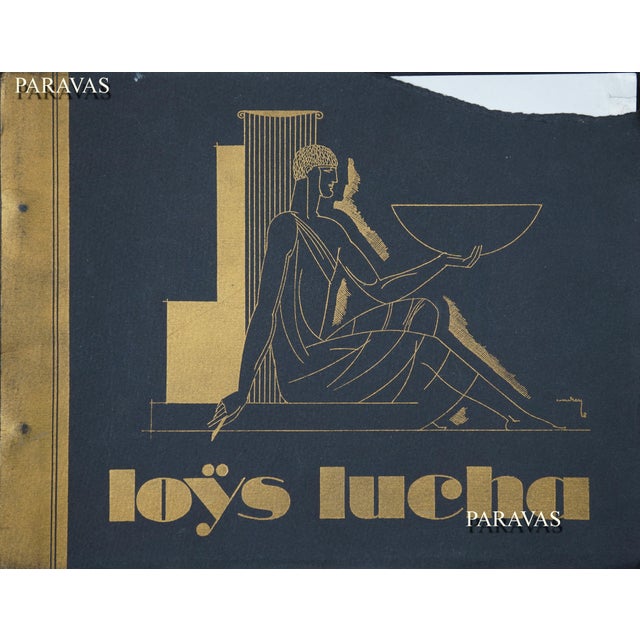 French Art Deco Pendant Light by Loys Lucha 1930 France For Sale - Image 13 of 14