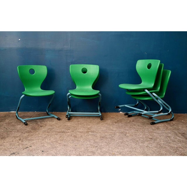 Danish Pantoswing LuPo Children's Chair by Verner Panton, 1990s For Sale - Image 4 of 15