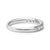 Crafted from polished 14K white gold and adorned with a rhodium plating for added brilliance, this classic band marries...