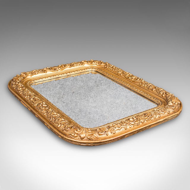 Small Antique Hall Mirror, English, Gilt Gesso, Vanity, Wall, Georgian, C.1800 For Sale - Image 6 of 7
