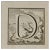Luigi Vanvitelli, Letter of the Alphabet D, Etching, 18th Century For Sale