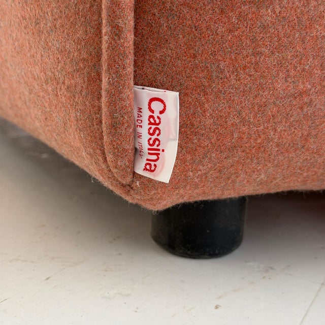 Orange 1980s Cannareggio Sofa by Gaetano Pesce for Cassina For Sale - Image 8 of 11