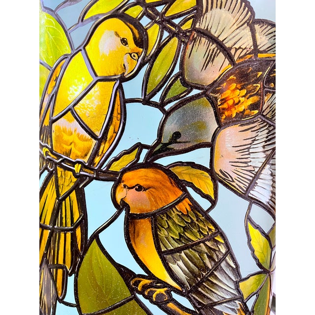 Charming vintage metal wastebasket by J.L. Clark Manufacturing Co. of Rockford, Illinois, circa 1960s–1970s. The oval-form...