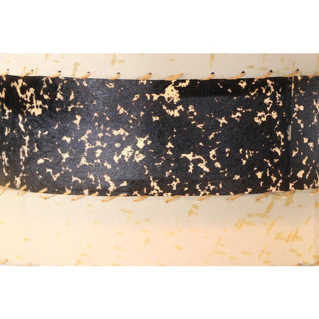 1950's Mid Century Table Lamp With Original Three Tier Fiberglass Shade For Sale - Image 14 of 15