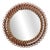 Rattan and Bamboo Round Mirror attributed to Franco Albini, 1960s For Sale