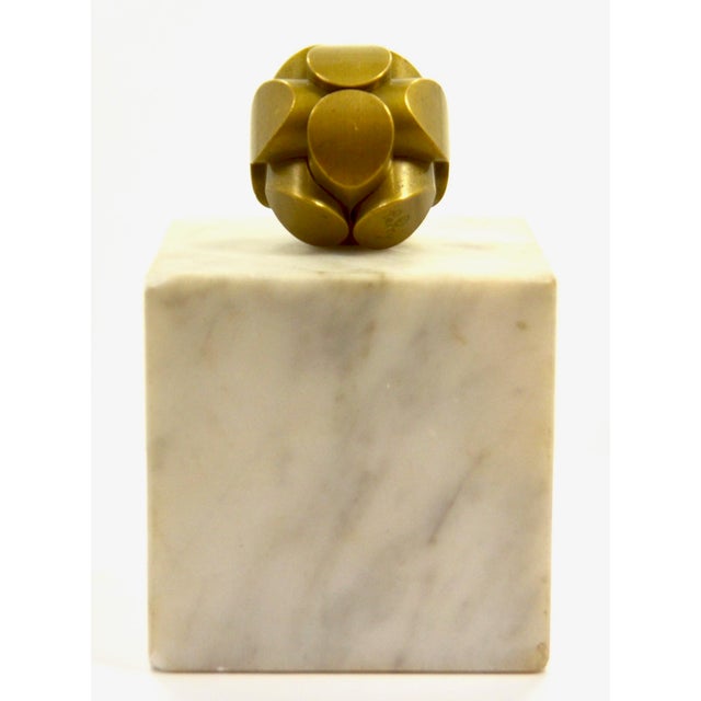 Charles O. Perry Brass Ball Puzzle Chairish