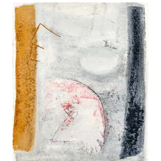 John Walker, Large 3D Cast Paper Abstract Oil Monoprint Unique Monotype Painting John Walker, 1991 For Sale - Image 11 of 18