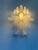 Contemporary Frosted “Selle” Murano Glass Wall Sconce in Mazzega Style For Sale - Image 4 of 7