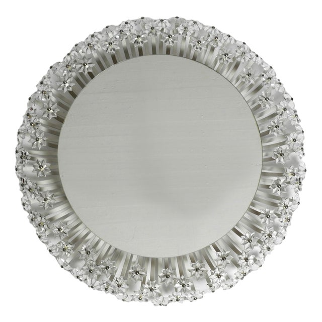 Small Mid-Century Modern Flower Mirror by Schöninger, 1950s For Sale