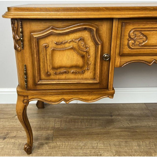 Vintage Louis French Carved Cupboard For Sale - Image 5 of 11