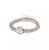 Contemporary Late 20th Century 20308 - Roberto Coin Primavera Diamond 18k White Gold Woven Band Ring Size 6.25 For Sale - Image 3 of 5