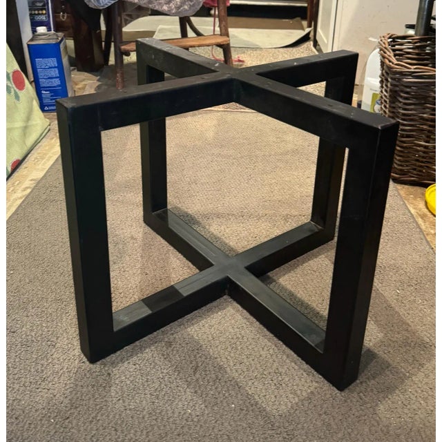 Wabi Sabi Side Table – Ebonized Wood, Rustic Modern Design For Sale - Image 9 of 9