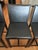 2000 - 2009 Set of 5 Crate & Barrel Black Faux Leather Counter Stools ~2006 For Sale - Image 5 of 7