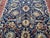 Navy Blue Navy Blue Bijar Persian Style Floral Wool Rug, 8' X 11' For Sale - Image 8 of 14