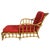 1980s 1980s Rare Paul Frankl Styled Faux Rattan Outdoor/Patio Chaise Lounge Chair, Pair For Sale - Image 5 of 8