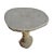 Contemporary Vintage Rustic Modern Stacked River Rock Bistro Table For Sale - Image 3 of 6