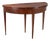 Half-Moon Console Table in Mahogany For Sale