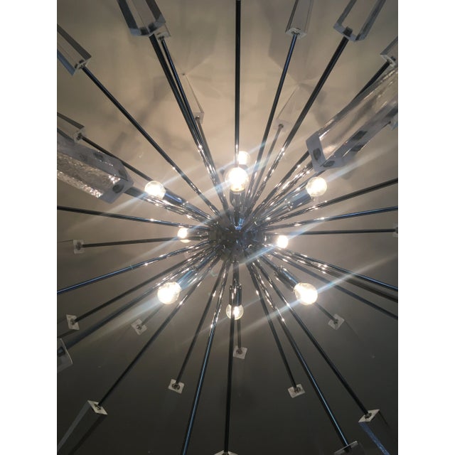 Italian Murano Glass Sputnik Chandelier For Sale - Image 10 of 11