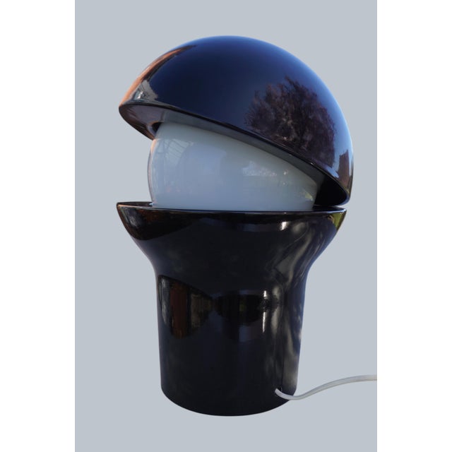 Rosenthal Black Table Lamp by Timo Sarpaneva for Rosenthal Studio Line, 1970s For Sale - Image 4 of 12