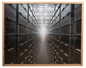 French Artist, Heterotopia: Les Grandes Formes, la fin de l'histoire, Film Camera Photograph, Framed