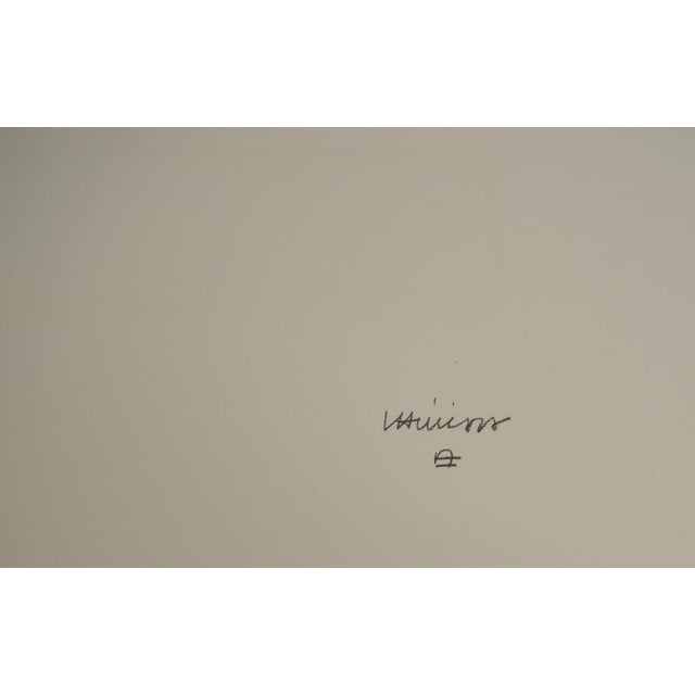 Eduardo Chillida, Abstraction en noir et blanc, Lithograph For Sale - Image 7 of 8