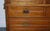 Antique English Victorian Oak Linen Press Wardrobe with Drawers For Sale - Image 6 of 18