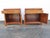 Late 20th Century Century Hollywood Regency Nightstands End Bedside Tables a Pair 6363 For Sale - Image 5 of 17