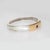 Stylish & finely detailed vintage Ilias Lalaounis bangle bracelet, crafted in sterling silver & 18 karat yellow gold...