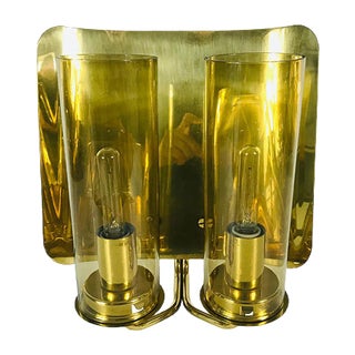 Mid-Century Swedish Brass Sconces from Hans-Agne Jakobsson AB Markaryd, 1970s, Set of 2 For Sale