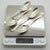 Vintage Italian Handmade Genuine Silver Sugar Spoons, 1970s, Set of 4 For Sale - Image 9 of 12
