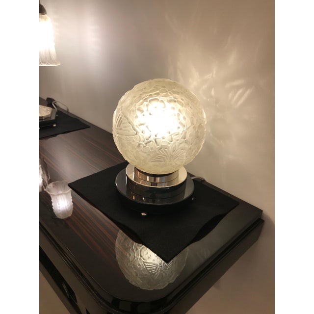 French Art Deco Table Lamps With Butterfly Motif - a Pair For Sale - Image 11 of 12