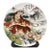 Chinese Famille Rose Porcelain Charger With Tiger & Landscape Motif For Sale