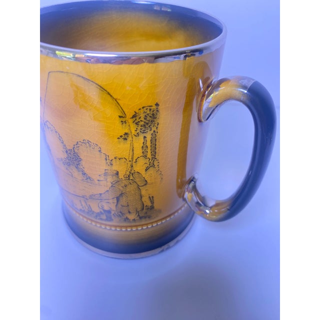 Rustic European Vintage Coffee Mug by Arthur Wood Royal Bradwell From the Sport Series For Sale - Image 3 of 7