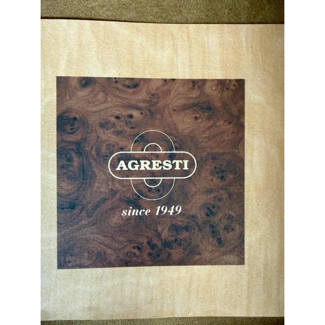 Agresti Luxury Burl Wood Jewelry Box For Sale - Image 10 of 12