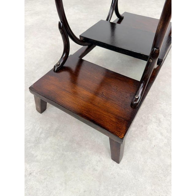 Vienna Secession 4-Tier Bentwood Plant Stand from Thonet, 1910 For Sale - Image 9 of 10