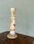 1970s Vintage Spiral-Carved Onyx Stone Candlestick — Italian Mid-Century Decor For Sale - Image 5 of 5