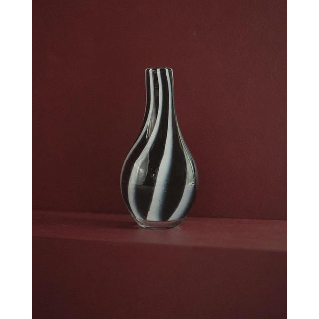 Vintage Italian Murano Glass Vase, 1980s For Sale - Image 4 of 13