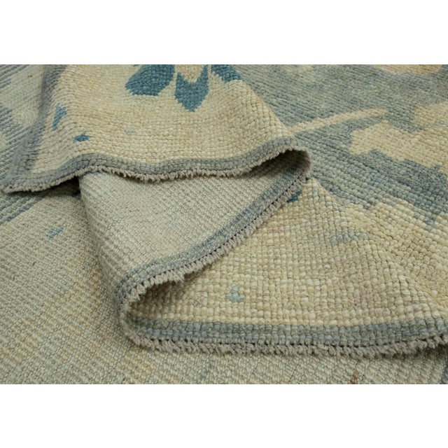 Textile Turkish Oushak Rug 10' x 14'3" #18656 For Sale - Image 7 of 8