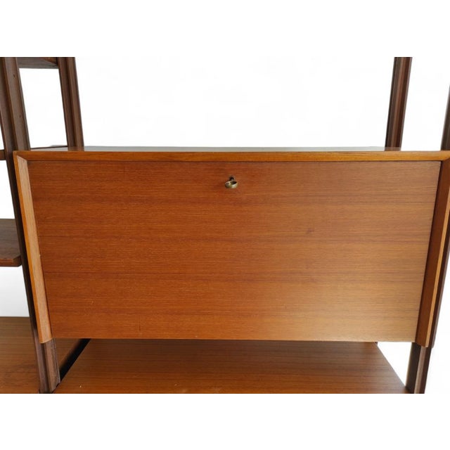 Swedish Wall Shelf in Wood, 1960s For Sale - Image 12 of 18