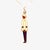 Vintage English 9Ct Gold & Enamel Nassau Bahamas Policeman Charm for a Bracelet For Sale - Image 4 of 13