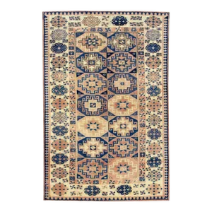Oriental Hand Knotted Rug Turkish Anatolian 4'2" x 6'4"