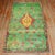 Contemporary Zabihi Collection Vintage Bohemian Green Turkish Tulu Rug - 5'4" x 9'5" For Sale - Image 3 of 9