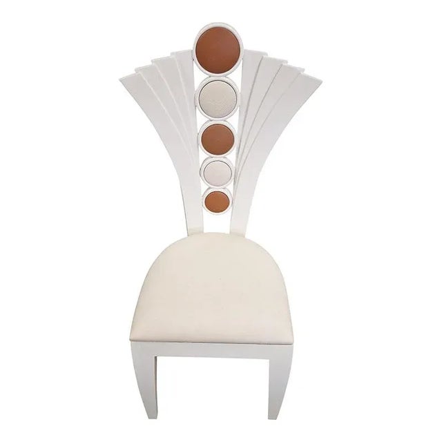 1980s Fan Chairs, 1980s, Set of 6 For Sale - Image 5 of 8