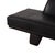 Visavis Leather Set Three-Seater Sofa Couch Chaise Lounge in Black by Brühl, Set of 2 For Sale - Image 9 of 18